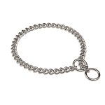 "Great Hugger" XL Hond Choke Halsband of 4 mm Verchroomde Draad