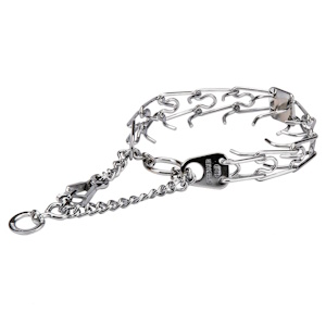 "Issues Killer" Chrome Plated Herm Sprenger Dog Prong Collar with Quick Release 2.25 mm