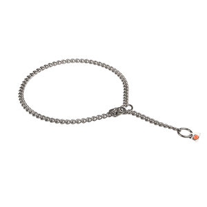 "Mr. Amazing" Stainless Steel Chain Dog Collar with Clasp Adjusting, 2.5 mm