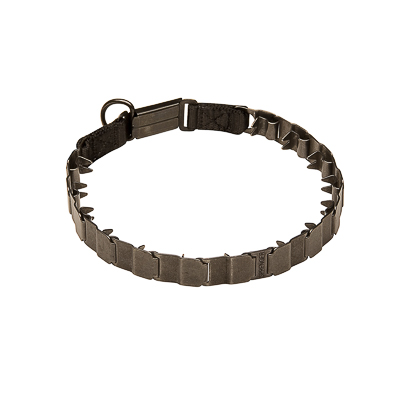 Black Stainless Steel Dog
Collar Neck Tech Sport
