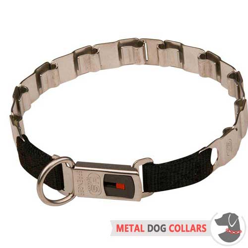 Reliable neck tech dog collar with secure buckle